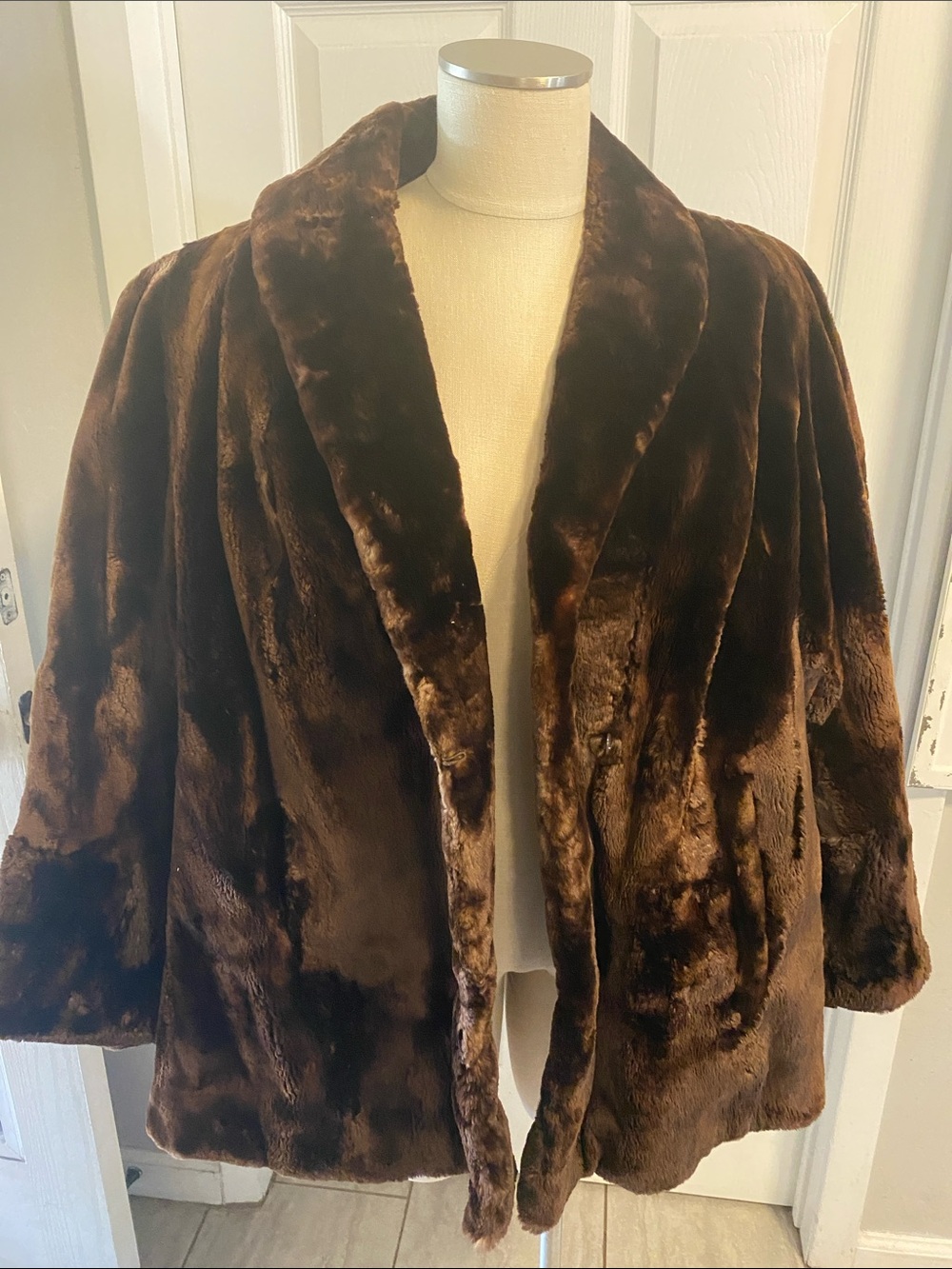 Vintage Lohman’s Sable Brown Mink Fine Fur Coat - Women's Plush